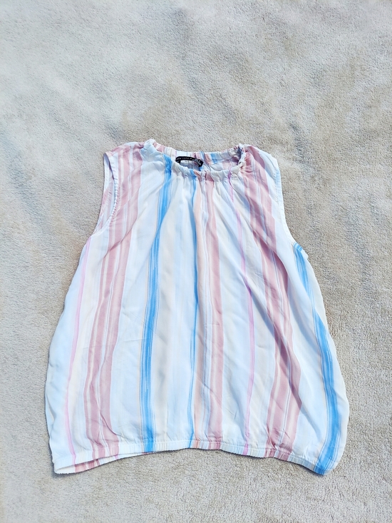 Black Tape_ Tops - Black Tape Pastel Striped Sleeveless Tank Top Women's Size Small NWOT Feminine